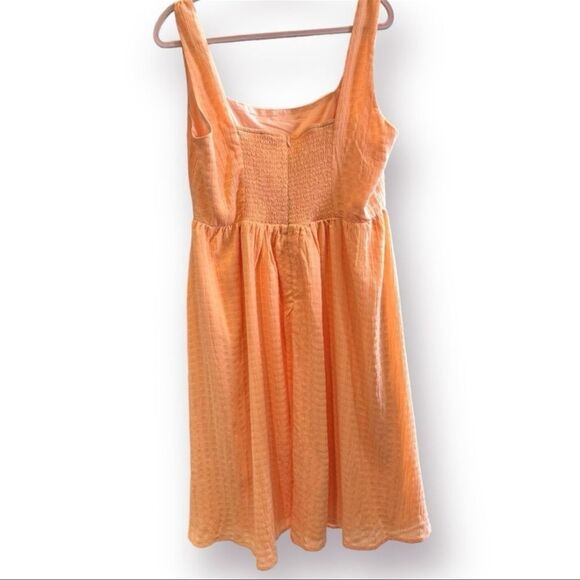 Gilli Orange Midi Sun Dress | Size 1X | NWOT - Picture 2 of 4